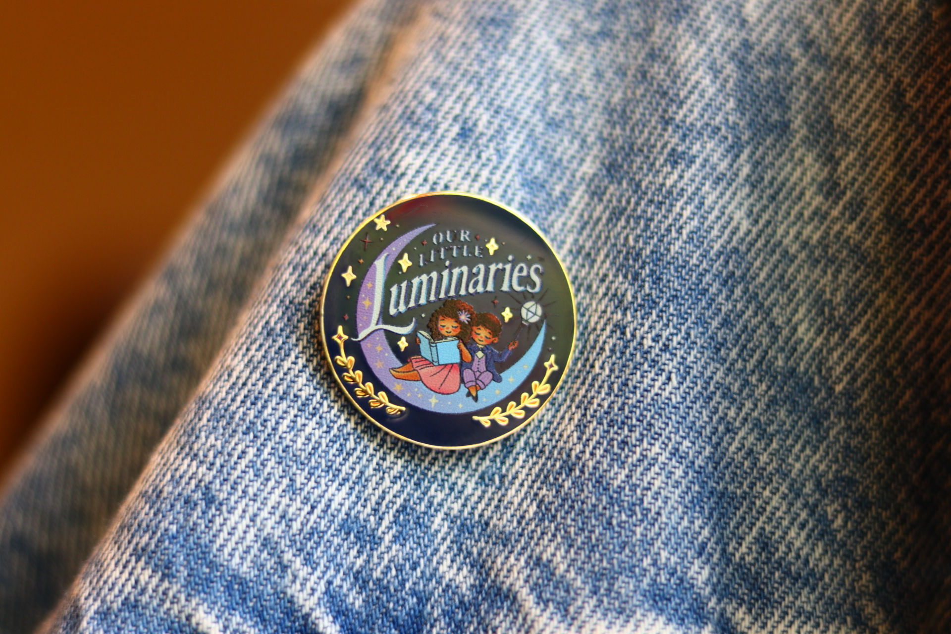 Our Little Luminaries Enamel Pin