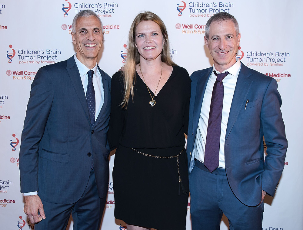 Dr Mark Souwedaine, Director Cindy Campbell and Dr Jeffery Greenfield of CBTP at No Laughing Matter, 2018