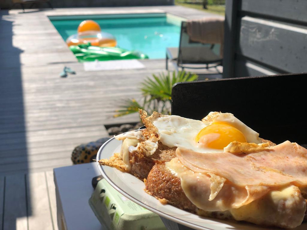 croque madam desayuno