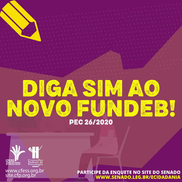 Senado abre consulta pública sobre PEC que torna o Fundeb permanente