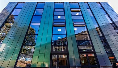 Glass building project - design and assistance services