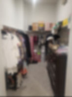 After picture (right end of closet)