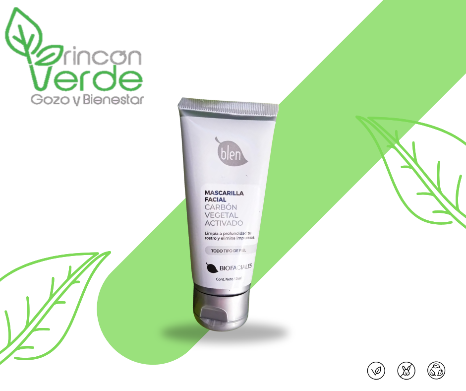 Mascarilla Carbón Vegetal Activado Blen 50 ml