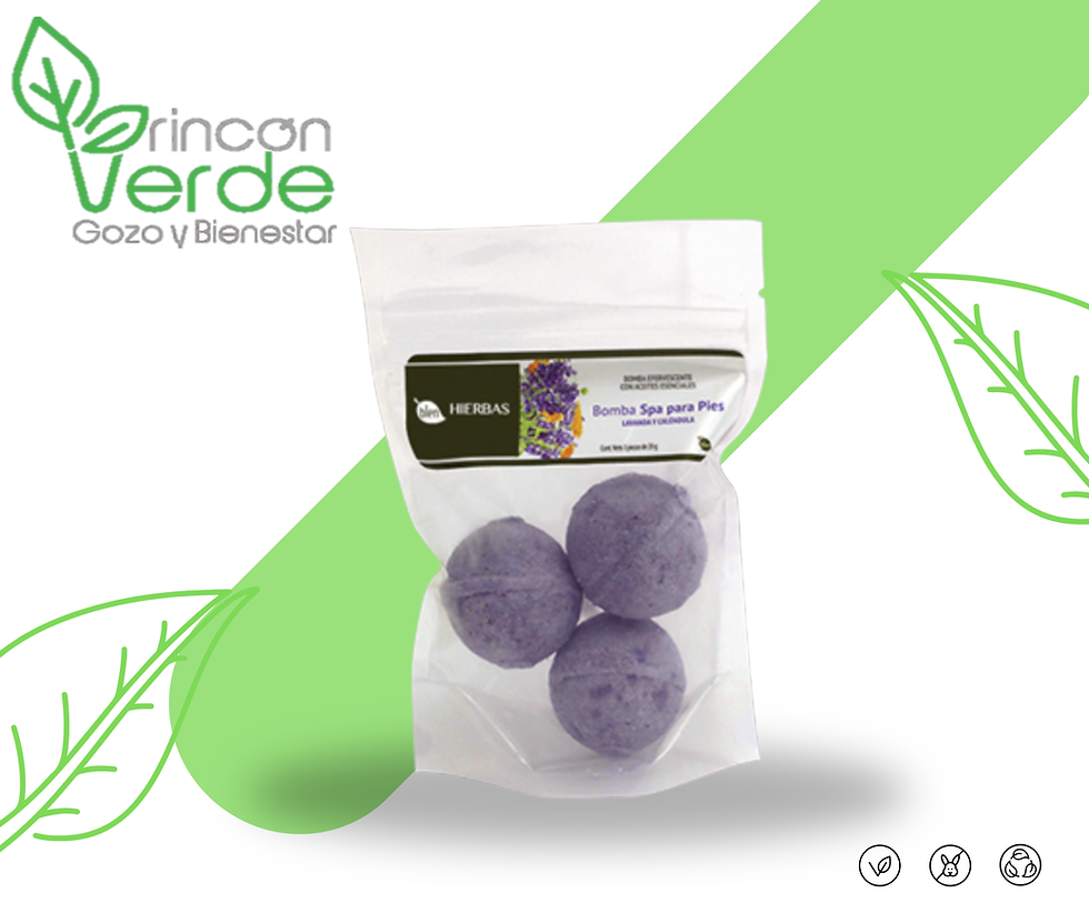 Miniatura: BOMBA SPA LAVANDA Y CALÉNDULA PARA PIES BLEN