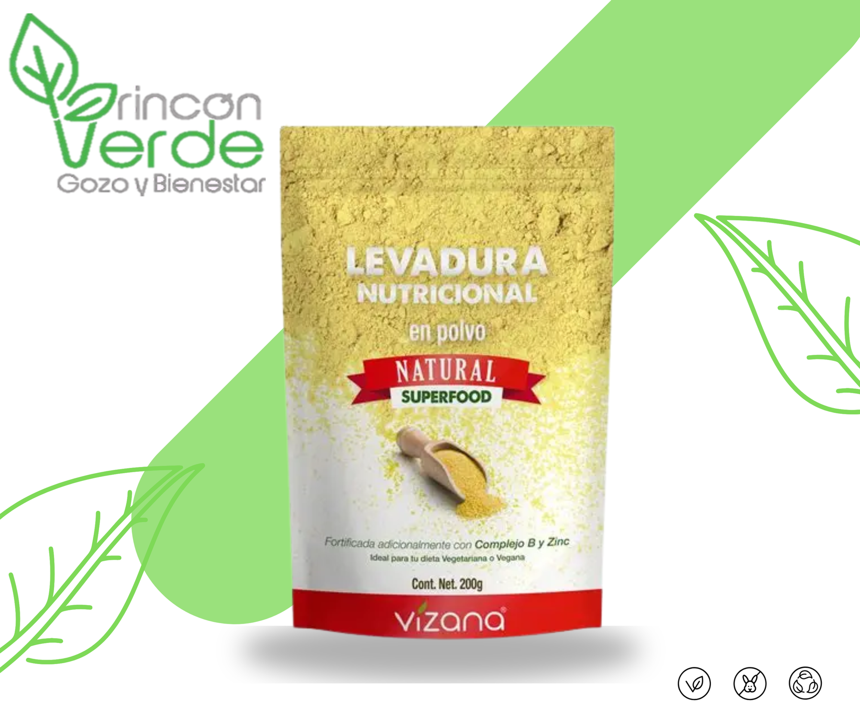 Levadura Nutricional Vizana 200 gr