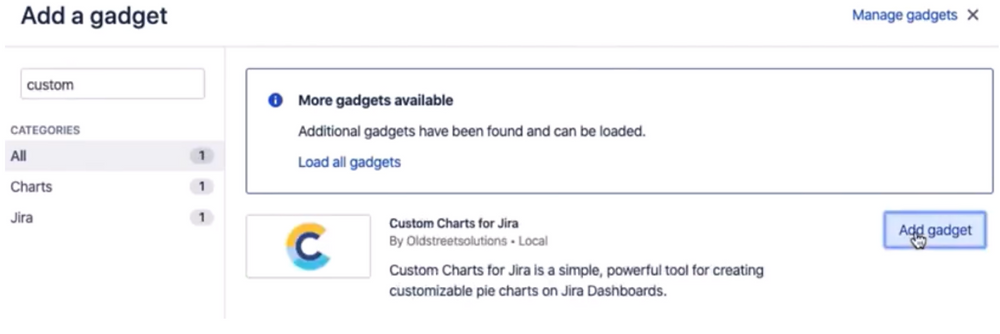 Jira Chart addon app