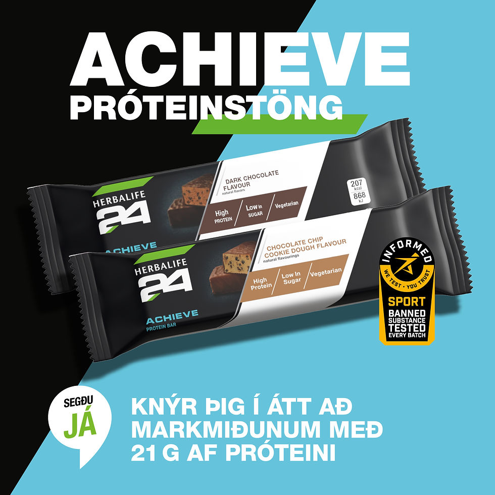 Thumbnail: H24 Achieve próteinstangir - 6 í kassa