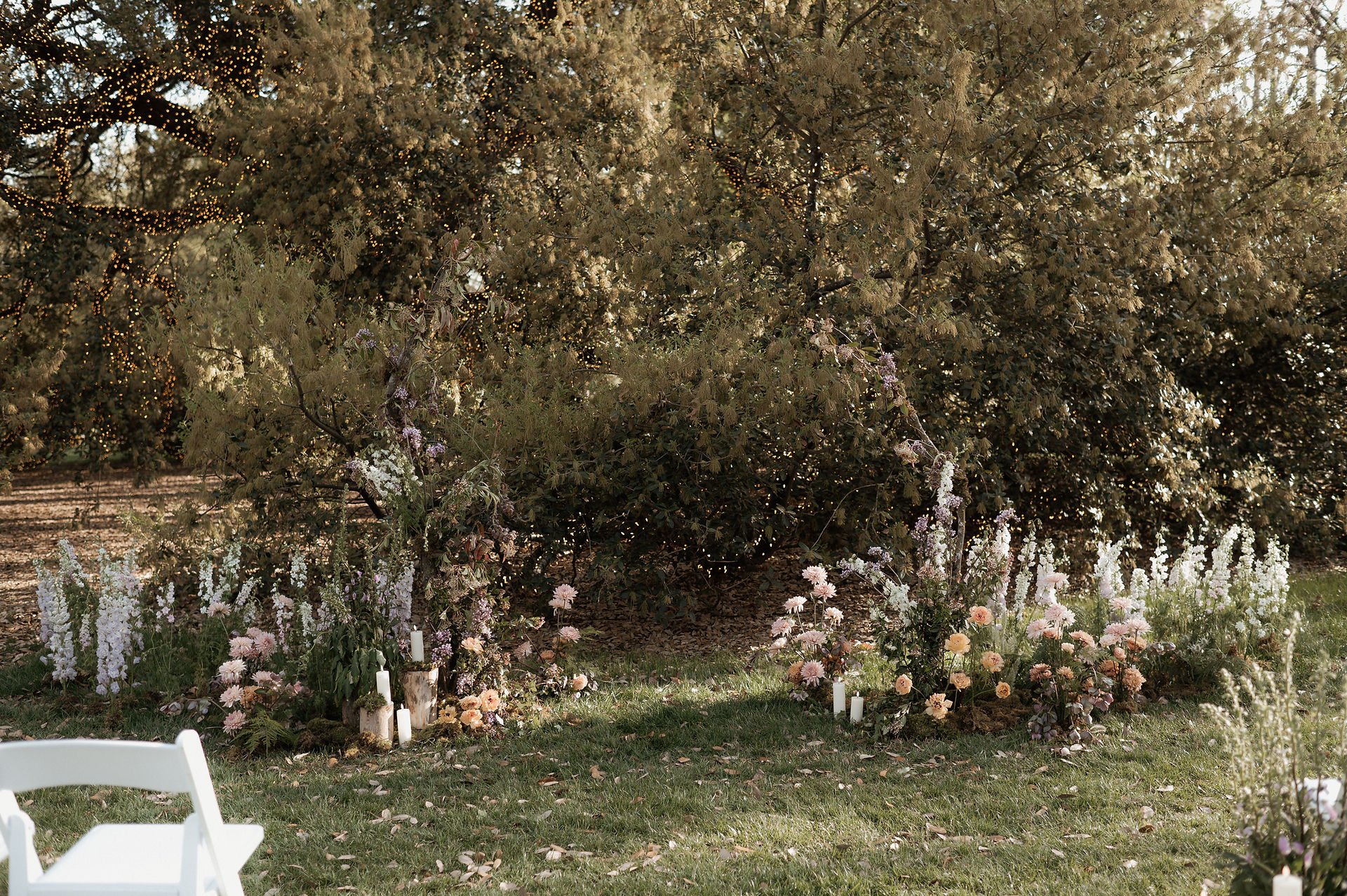 enchanted forest wedding flowers
