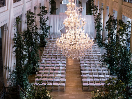 The Corinthian Houston Wedding: A Black-Tie Roman Garden Celebration with Over-the-Top Florals