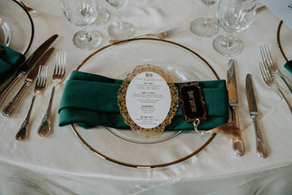 art deco inspired wedding reception