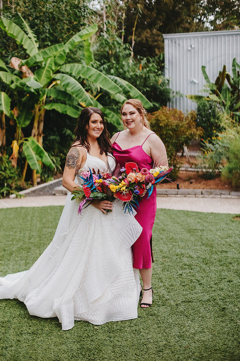 Colorful wedding palette