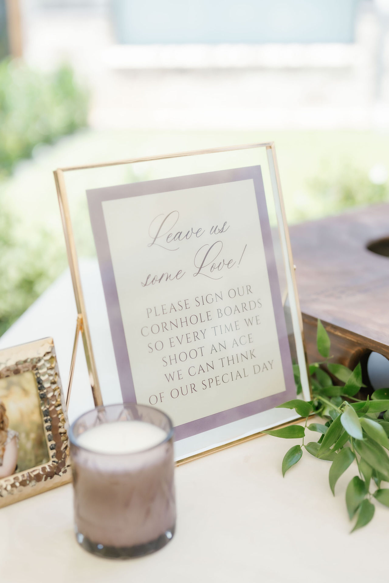 wedding guestbook signage