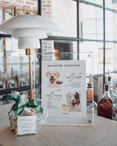 wedding drink menu