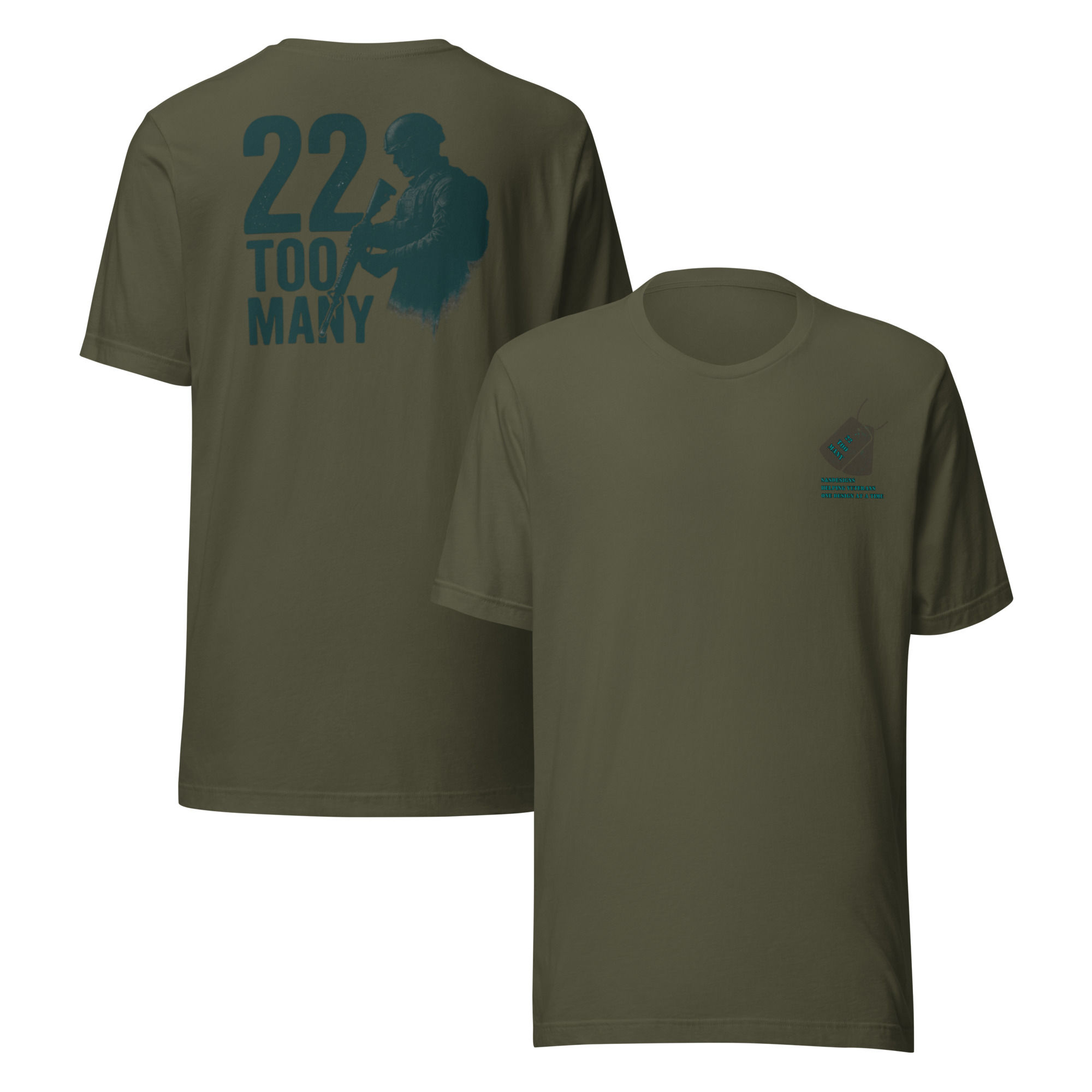 22 Too Many – Battlefield Cross Tribute Shirt.