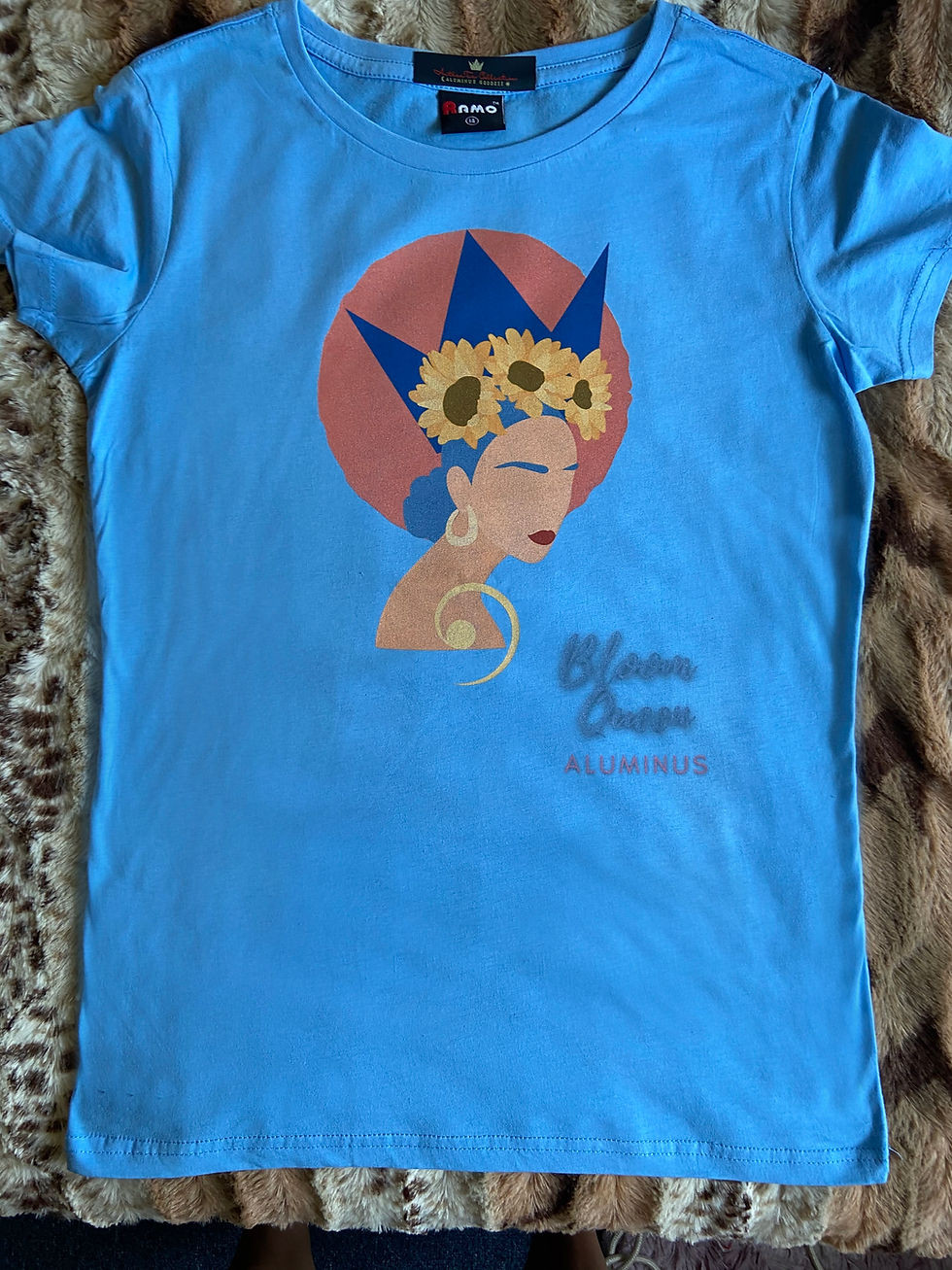 Thumbnail: Bloom Queen Slim Tee Blue