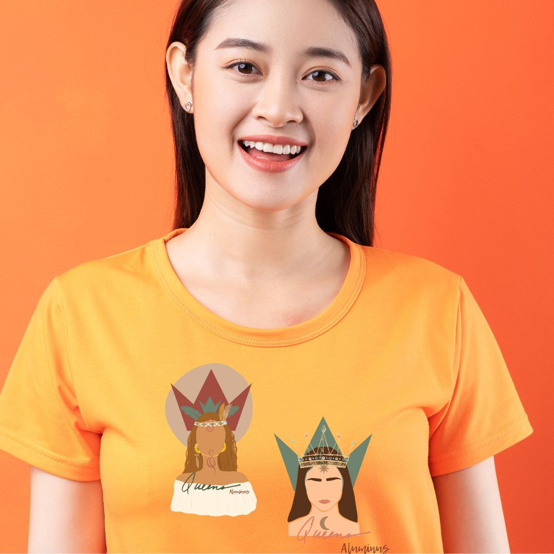 2 Queens (Slim Tee Orange)