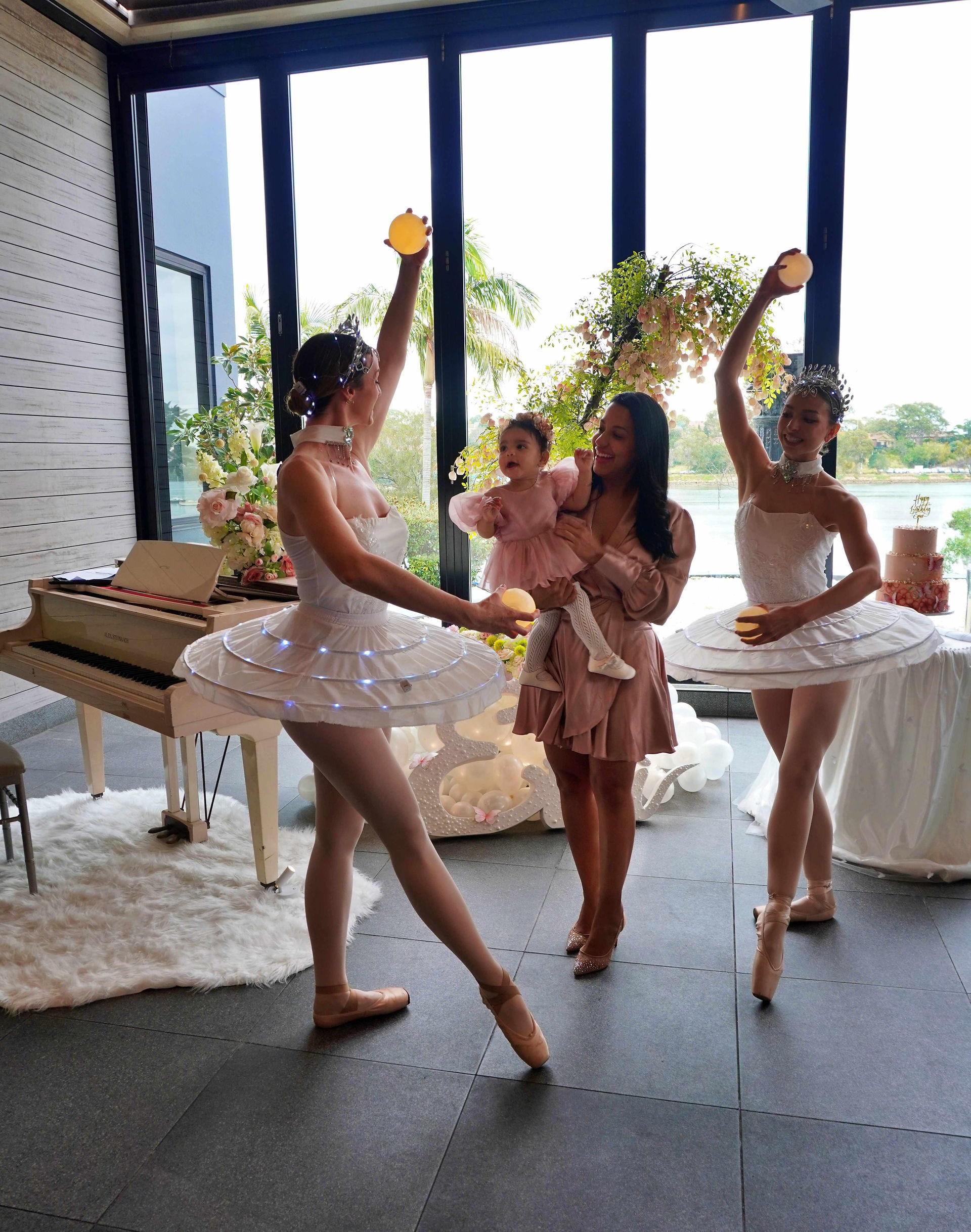 Ballet dancers for first birthday party Sydney