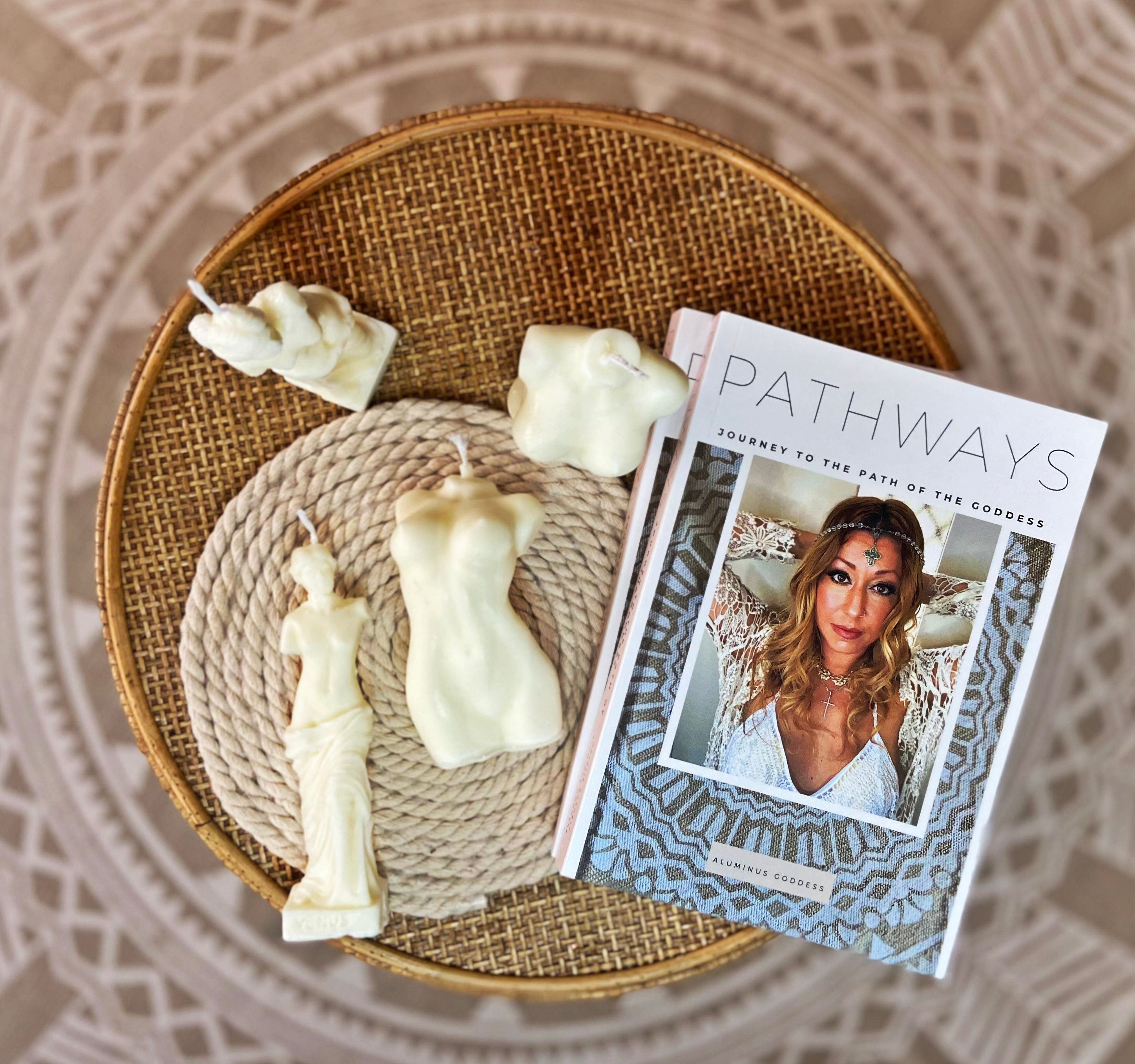 Pathways: Journey to the path of the Goddess + Goddess Candle pack