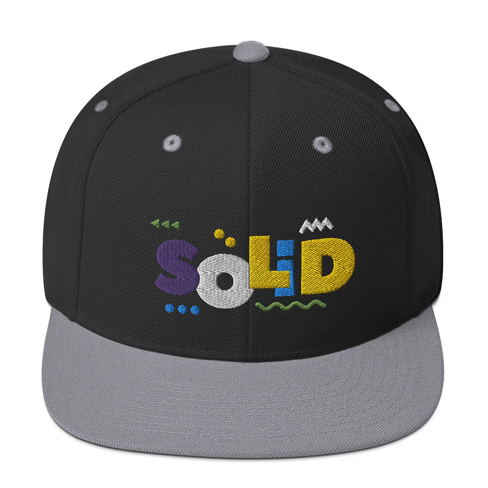 Miniatura: Snapback Geo sólido