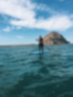 Trev SUPping in Morro Bay