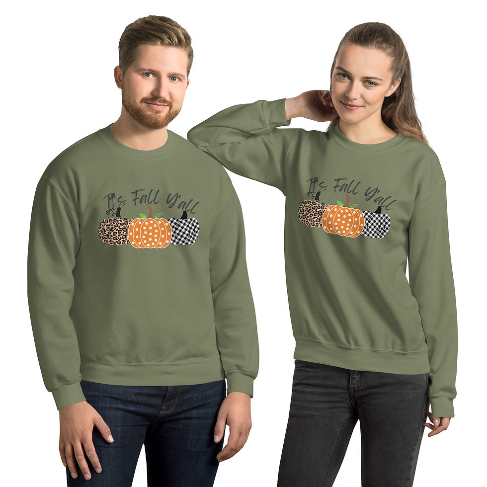 Thumbnail: Unisex Sweatshirt"It's Fall Y'all"