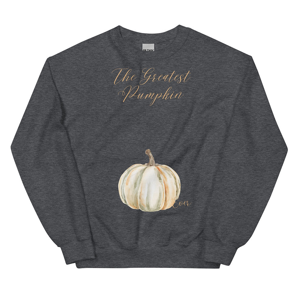 Thumbnail: Unisex Sweatshirt "Maternity Greatest Pumpkin