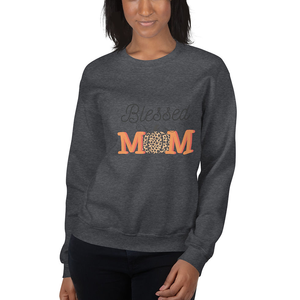 Thumbnail: Unisex Sweatshirt"Blessed Mom"