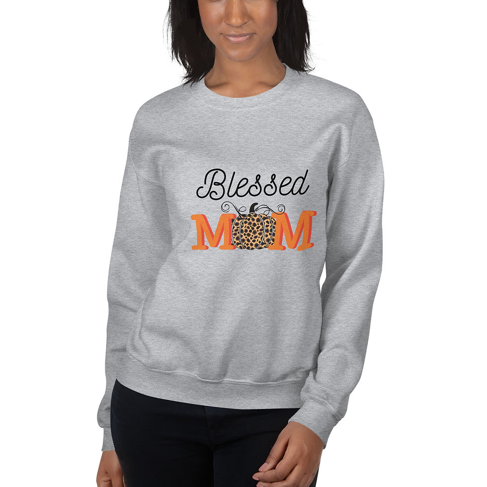 Thumbnail: Unisex Sweatshirt"Blessed Mom"