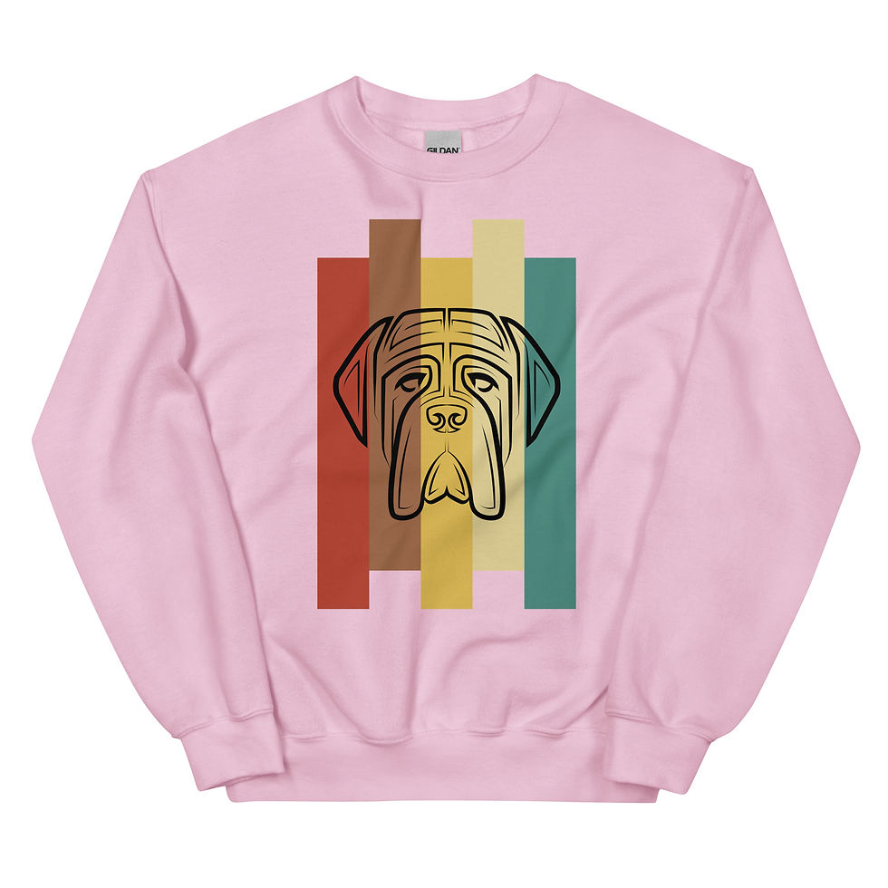 Thumbnail: Unisex Sweatshirt Mastiff Face