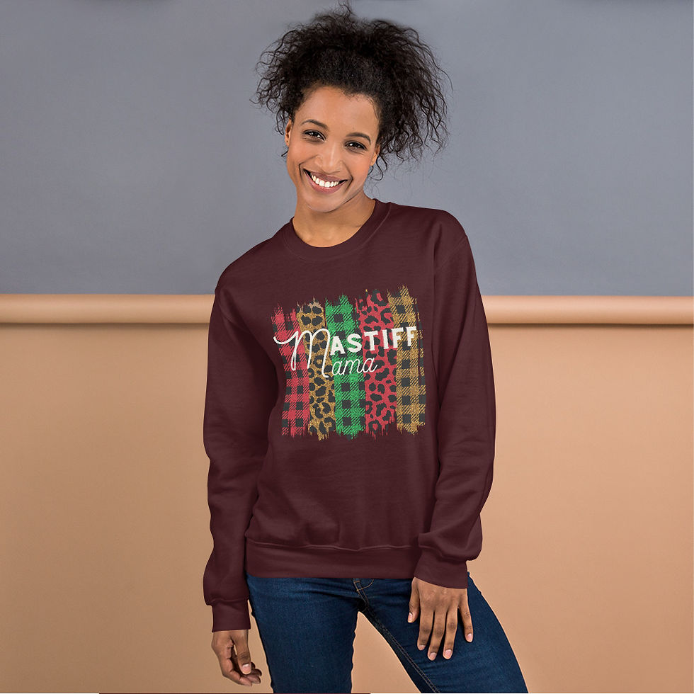 Thumbnail: Unisex Sweatshirt Holiday "Mastiff Mama"