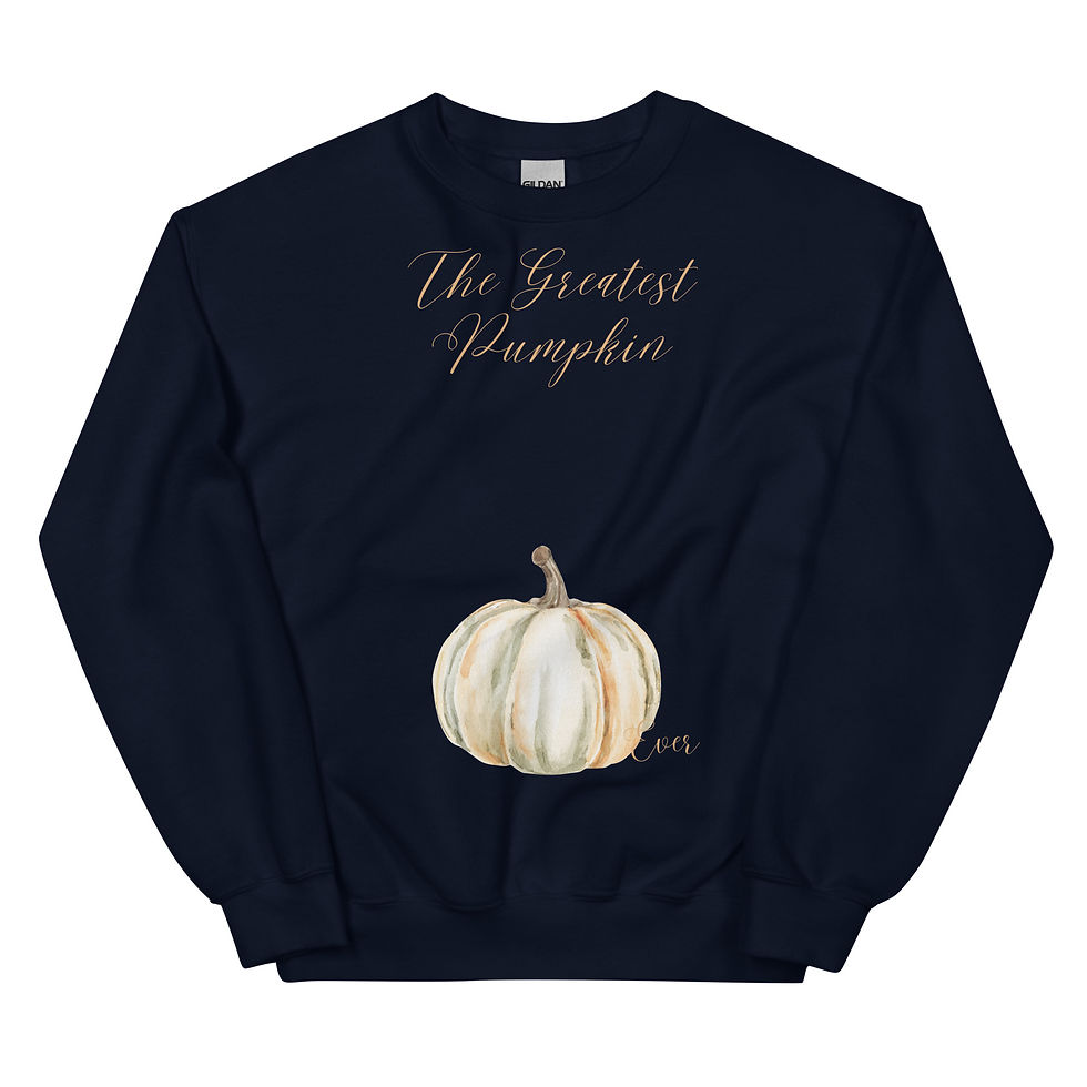Thumbnail: Unisex Sweatshirt "Maternity Greatest Pumpkin
