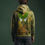 Thumbnail: Hoodie - Green Tribe Butterfly