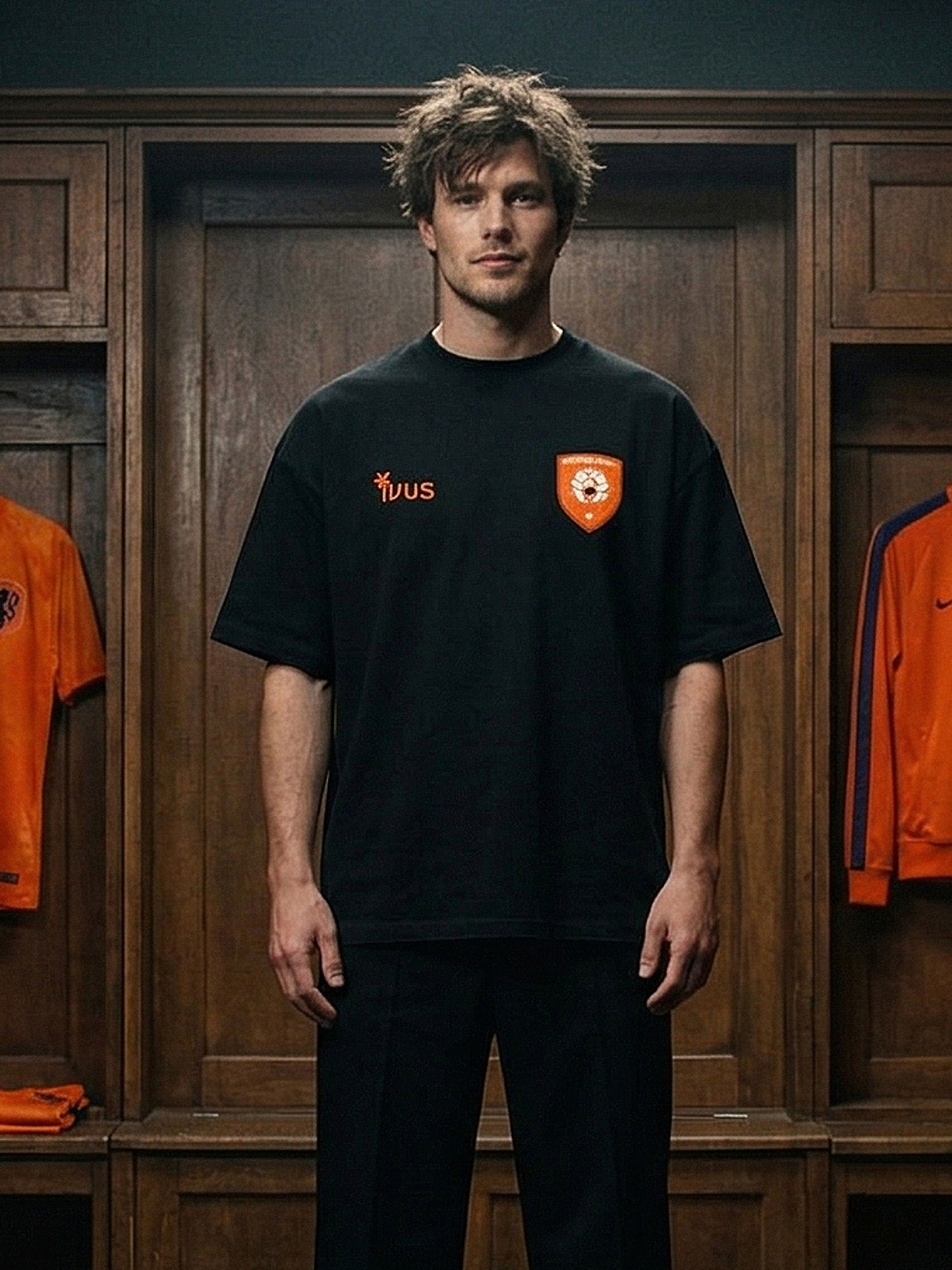 T-shirt Netherlands  - Black