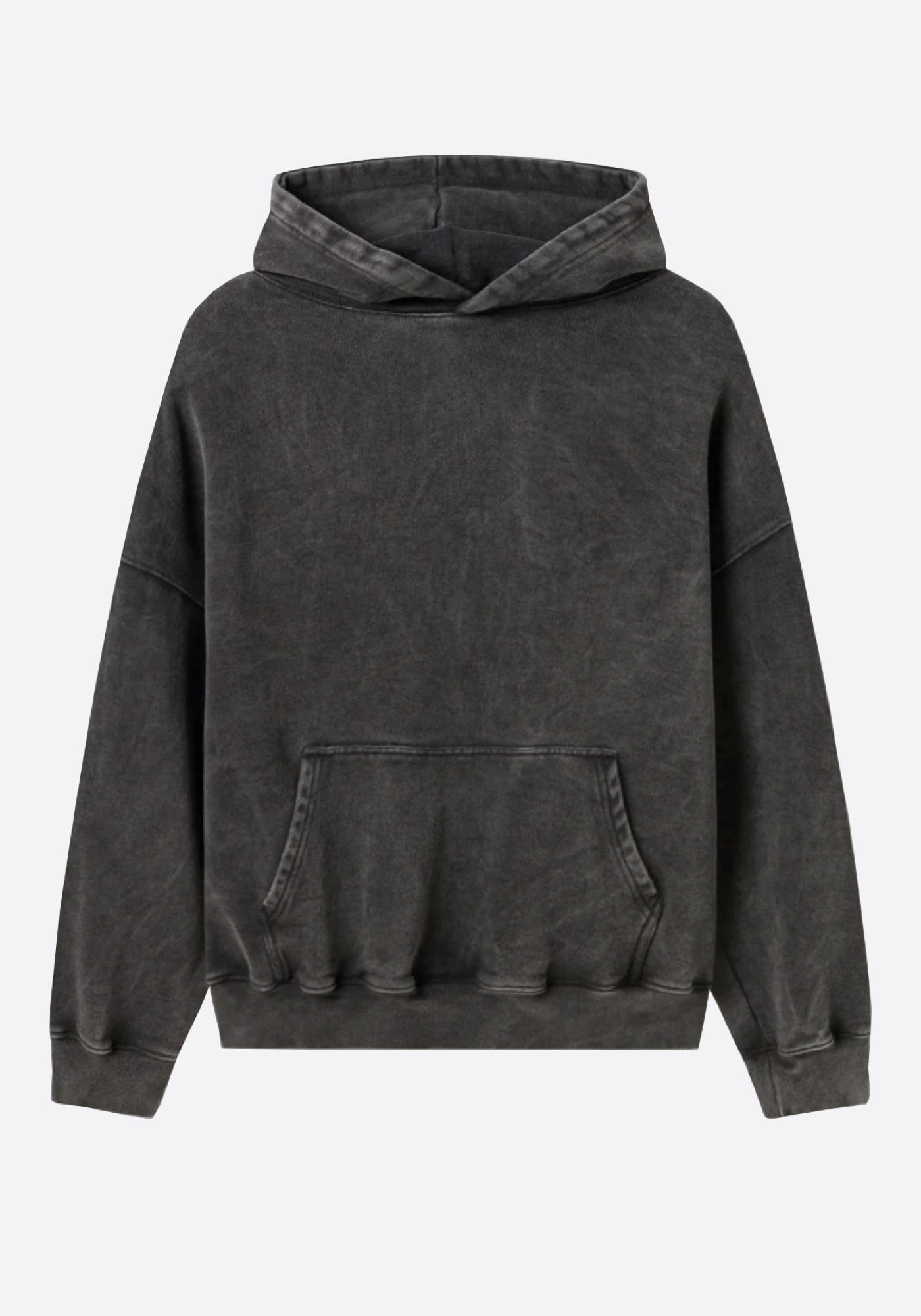 1 BLANKS Hoodie Vintage Black REGULAR 470gsm (WATC)