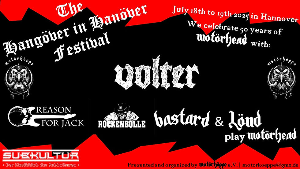 Hangöver in Hanöver - Celebrating 50 Years of Motörhead