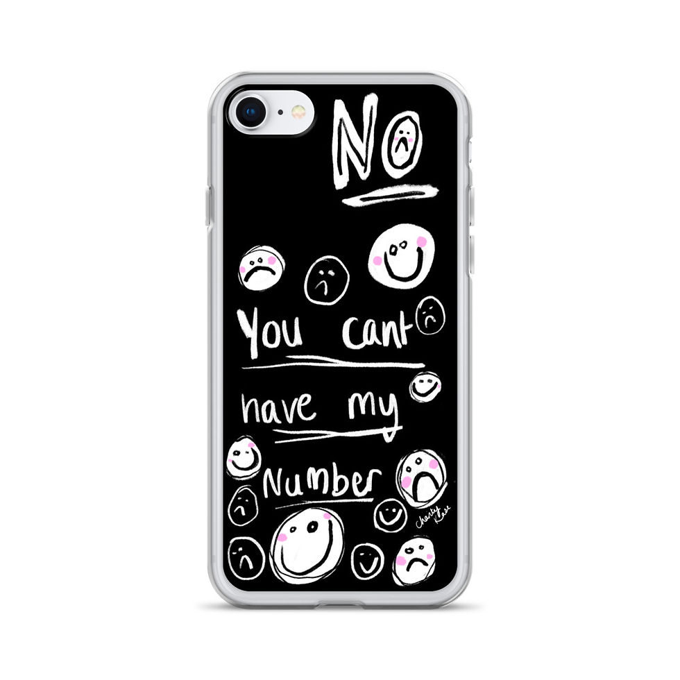 Thumbnail: anti social phone case in black