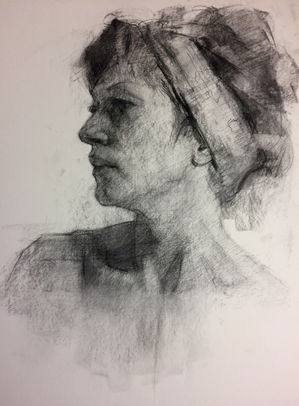 Charcoal on paper- 18x24