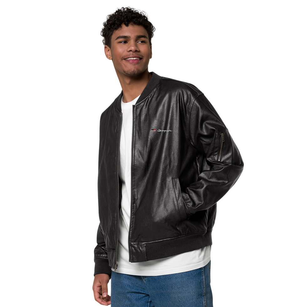 Thumbnail: GR Supra Leather Bomber Jacket