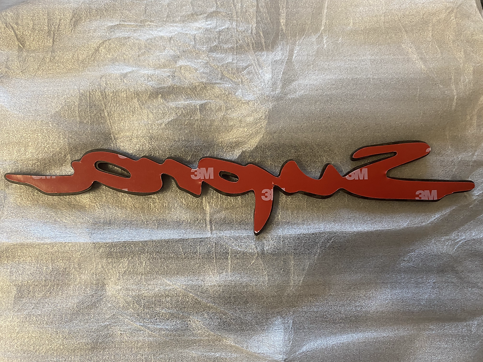 Thumbnail: East Coast Supra Carbon Fiber Supra Emblem