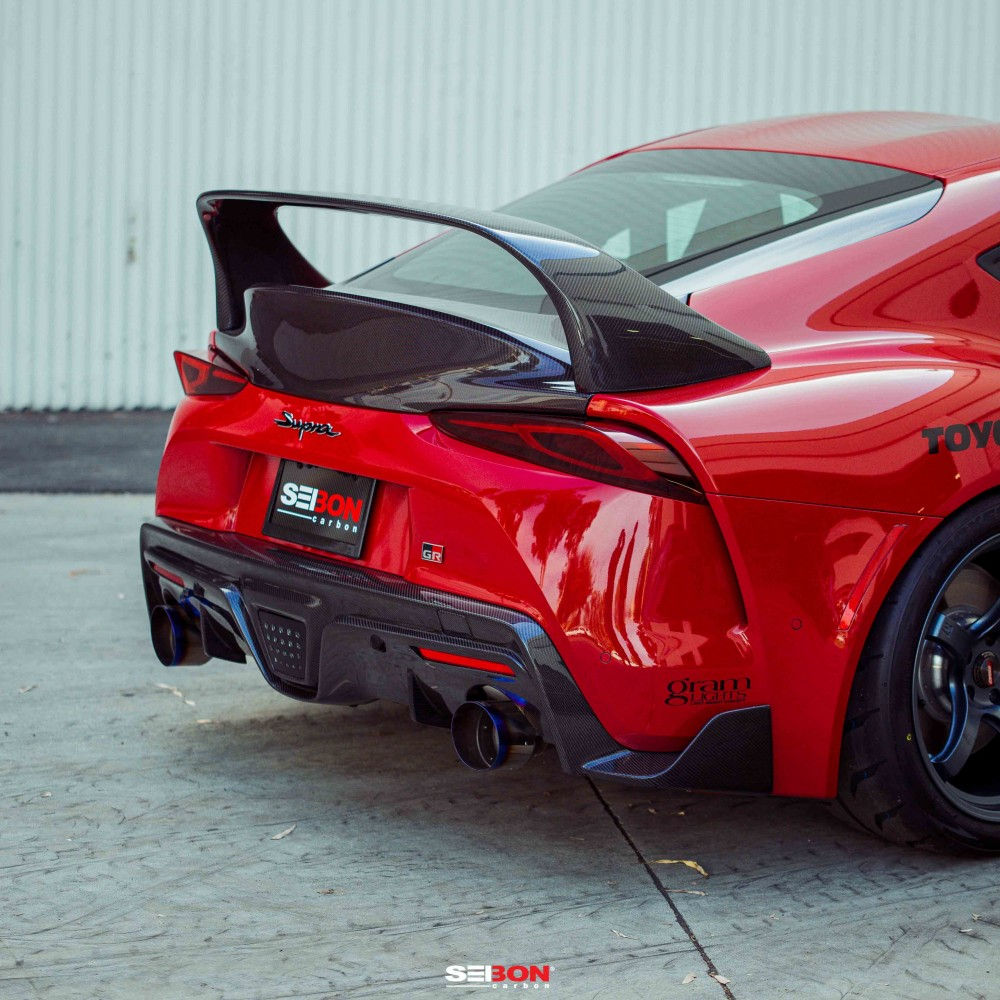 Seibon 2020 Toyota GR Supra MB-Style Carbon Fiber Rear Spoiler