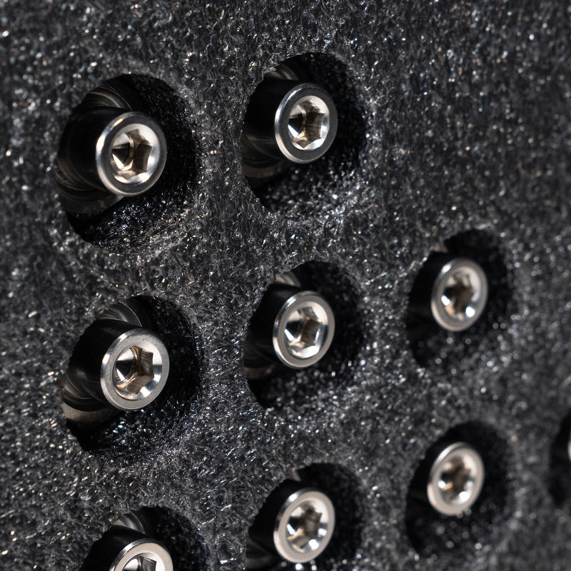 Thumbnail: Wheel Mate Titanium Wheel Stud Conversion (Raw Ti) - M14x1.25 to M14x1.5 - 74mm 