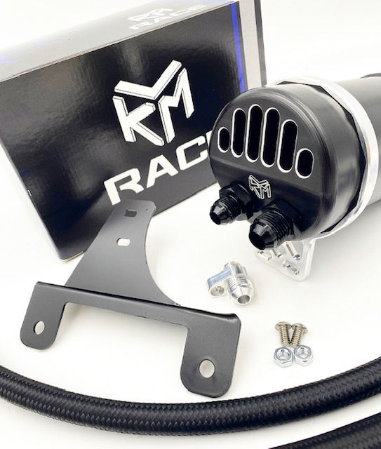 Thumbnail: KLM A90 Billet Catch Can Kit W/ Fittings and Bracket