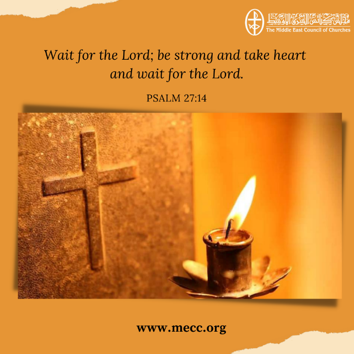 Cross with a lit candle