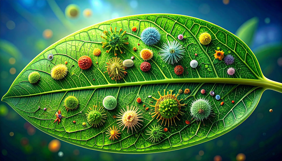 La phyllosphère : le monde invisible à la surface des feuilles