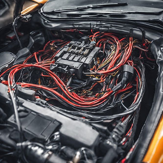 Picture of automotive wire harness assembly fused with a an ev car..jpg