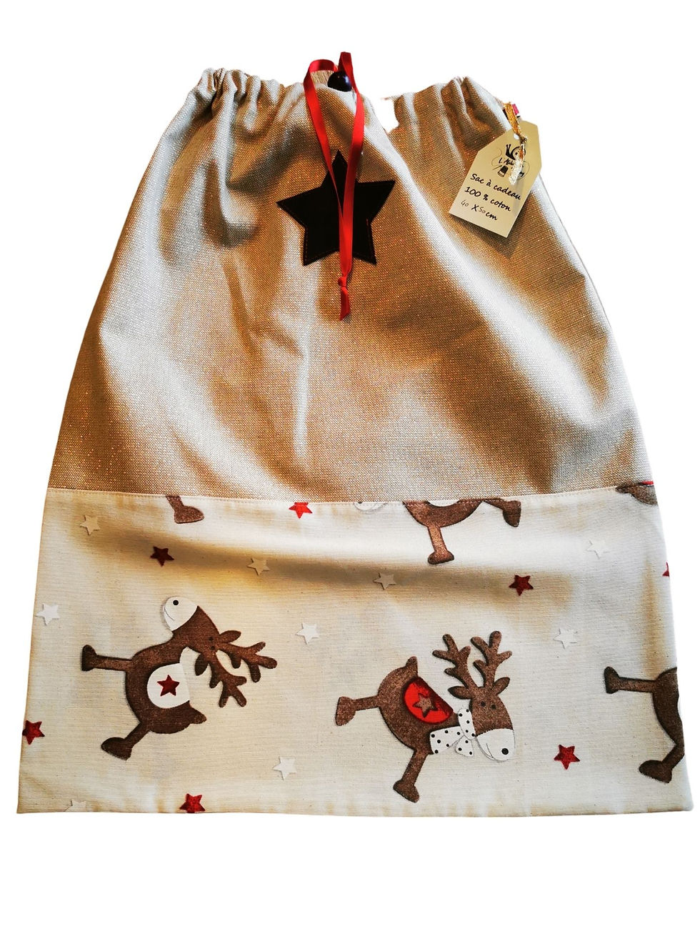 Miniature : Sac à cadeau fait main 40 x 50 cm