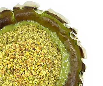 Pistachio Basque Cheesecake