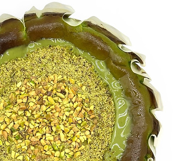 Pistachio Basque Cheesecake