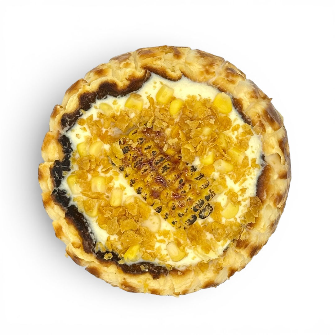 Sweet Corn Basque Cheesecake
