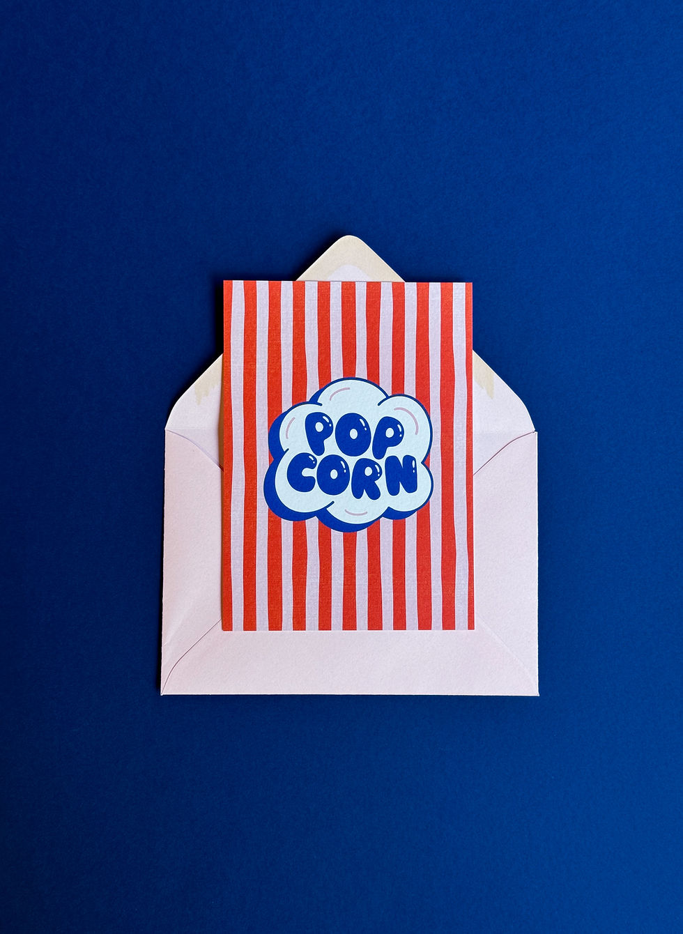 Miniature : CARTE POSTALE POP CORN - Lot de 4